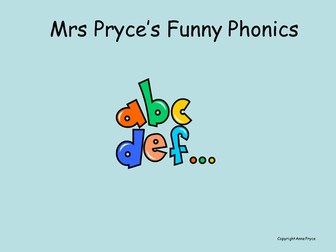Mrs Pryce's phonics-phase 3, air.