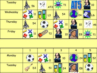 Visual Timetable for Sen Child