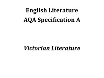 AQA LITA1: Texts in Context - Victorian Literature