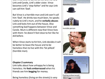 Stone Cold  plot summary for use with EAL students