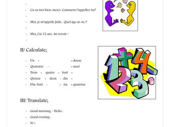 Revision/preps sheets