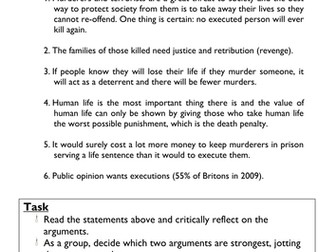 Capital Punishment Non-religious arguments