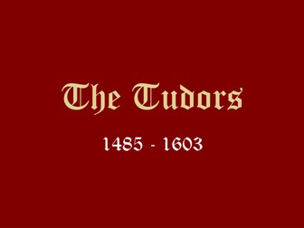 Tudor Monarch Powerpoints