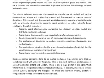 Careers in the Science Industry: Factsheet