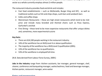 People 1st: Restaurants