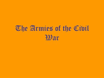 Armies of the English Civil War