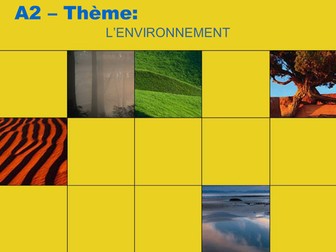 L'environnement