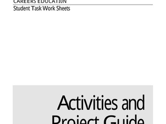 Careers Education: Student Task Worksheets