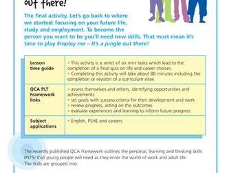 NHS Careers: Activity Worksheet