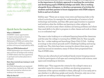 STEM Ambassadors: STEM Club
