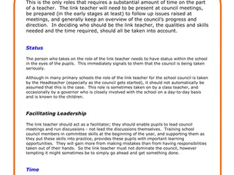 Link Teachers: Their Role in Primary Schools