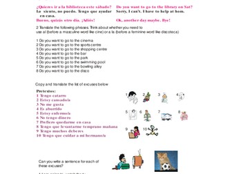 Invitations and excuses