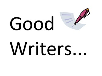 The stages that good writers need to go through