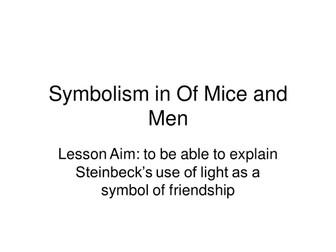 Of Mice and Men Exploring Cultures PPTs