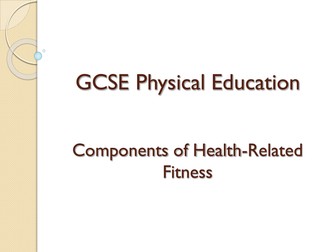 Edexcel GCSE PE - Topic 1.1.3