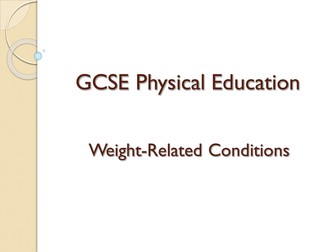 Edexcel GCSE PE - Topic 1.2.1