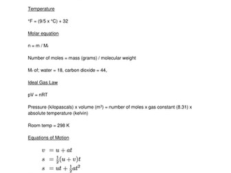 Rearranging formulae