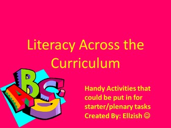 Literacy Activities for Technology