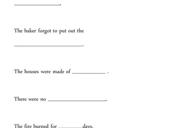 Questions on the Great Fire of London