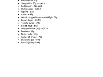 KS2 / KS3 Maths Activity: Addition with Money
