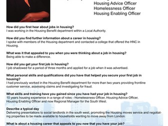 Regional Housing Manager Case Study