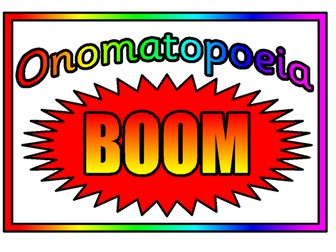 Onomatopoeia poster