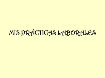 Practicas laborales