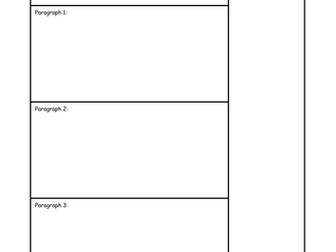 Non-chronological report planning frame