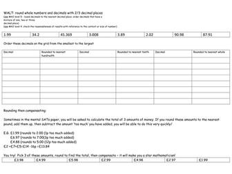 Rounding decimals