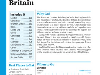 Comparing Travel Writing examples