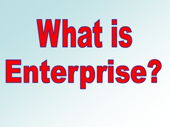 WHAT IS ENTERPRISE??? (presentation)