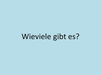 wieviele gibt es?