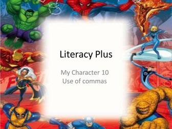 My Character literacy plus unit
