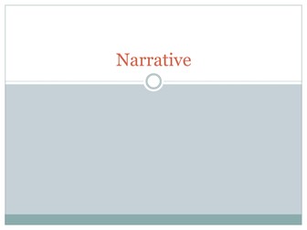 Narrative mini scheme of work