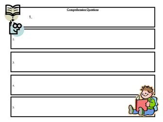 Guided Reading Comprehension Framework