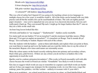 How to teach colours in MFL using magic tricks