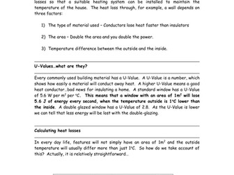 Investigating Heat Loss in the Home