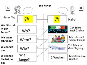 Die Ferien - conversation
