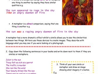 Similes and Metaphors