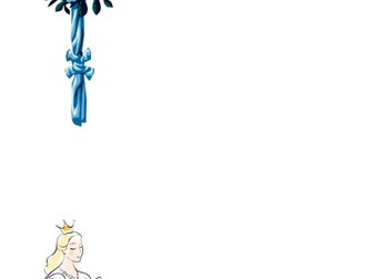 Prince/Princess writing frame