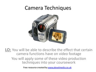 Video Production Techniques A-level