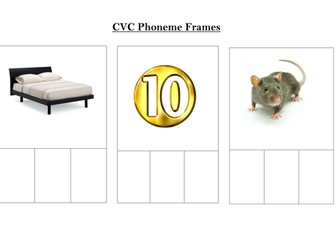 CVC phoneme cards