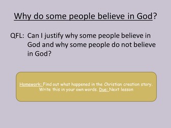Our World - why do people believe in God?