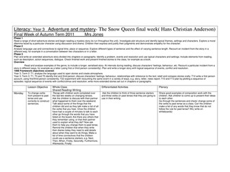 Snow Queen final week of planning