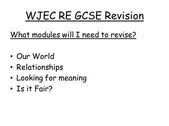 Full Paper 1 WJEC Revision
