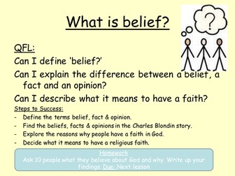 What is belief? Fact? Opinion?
