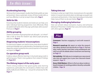 Research - cognitive acceleration