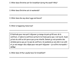 future and present reading