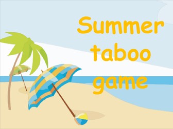 Summer taboo game