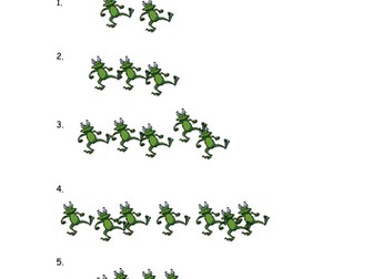 Frog Leg Fours  ( 4 x table)